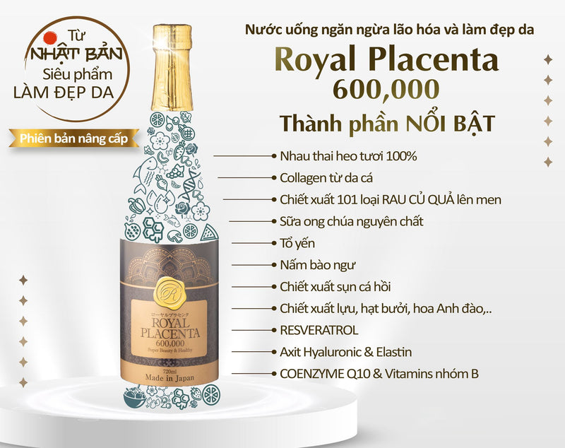 Royal Placenta 600.000 Đẹp Da Ngăn Ngừa Lão Hoá