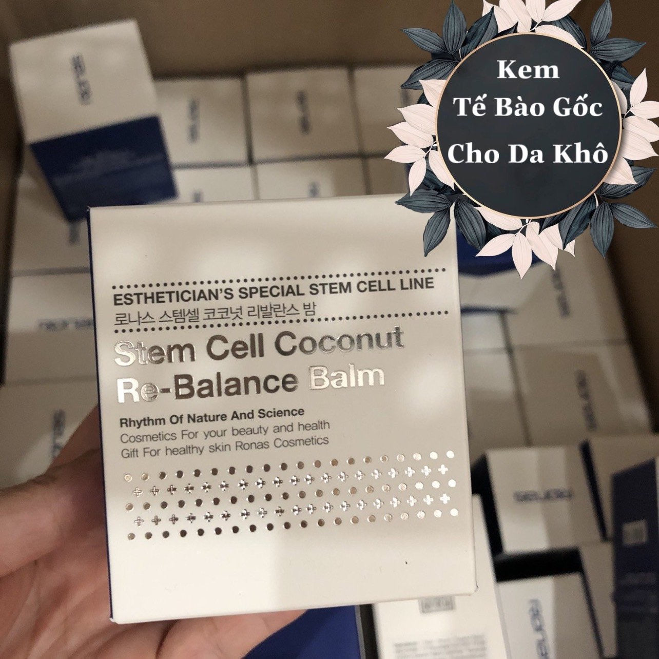 Kem Tế Bào Gốc Dầu Dừa Ronas Re-Balance Balm Stem Cell Coconut