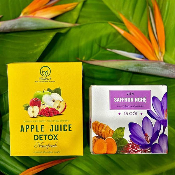 RubisS Detox Nước Ép Táo Hỗ Trợ Cân Bằng Cân Nặng