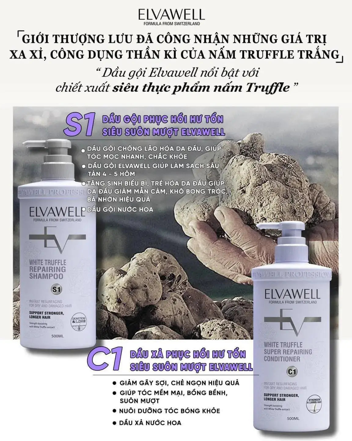 ELVAWELL White Truffle Super Repairing Conditioner