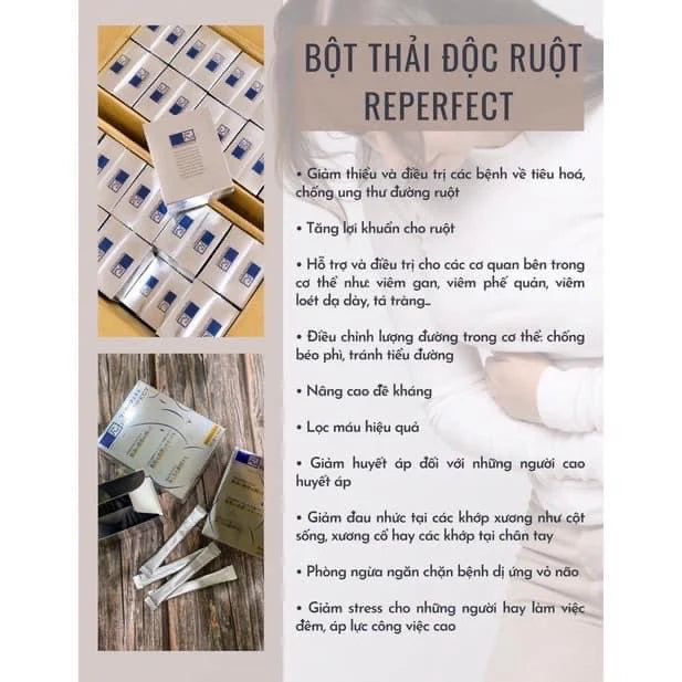 Bột Thải Độc Ruột REPERFECT Nhật Bản