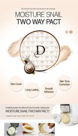 DAYCELL - Esthenique Snail Moisture 2 Way Pact - VT Glamour