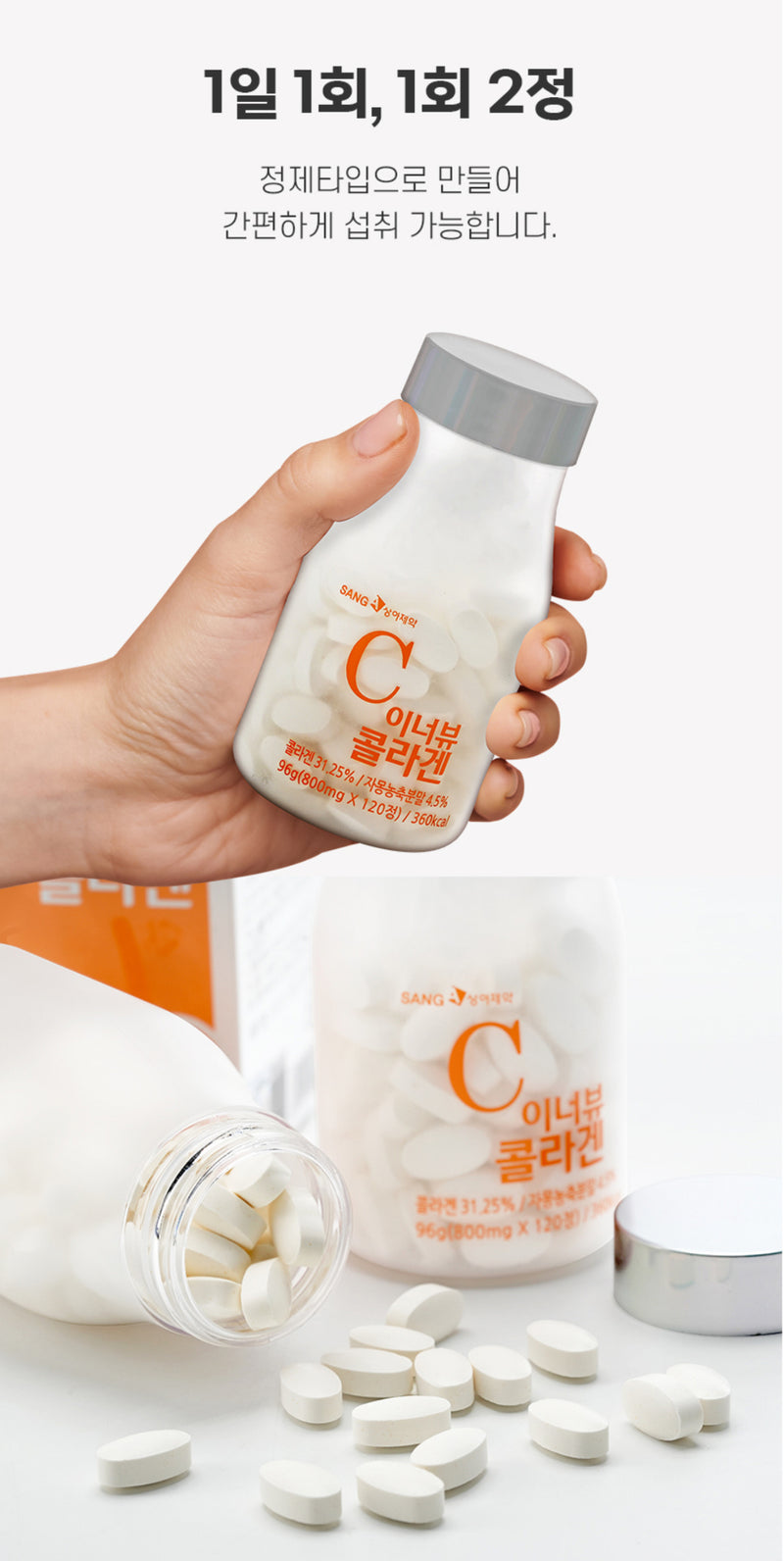 Viên Uống Cấp Nước Sáng Da SANGA Inner Beauty Collagen Grapefruit Supplement