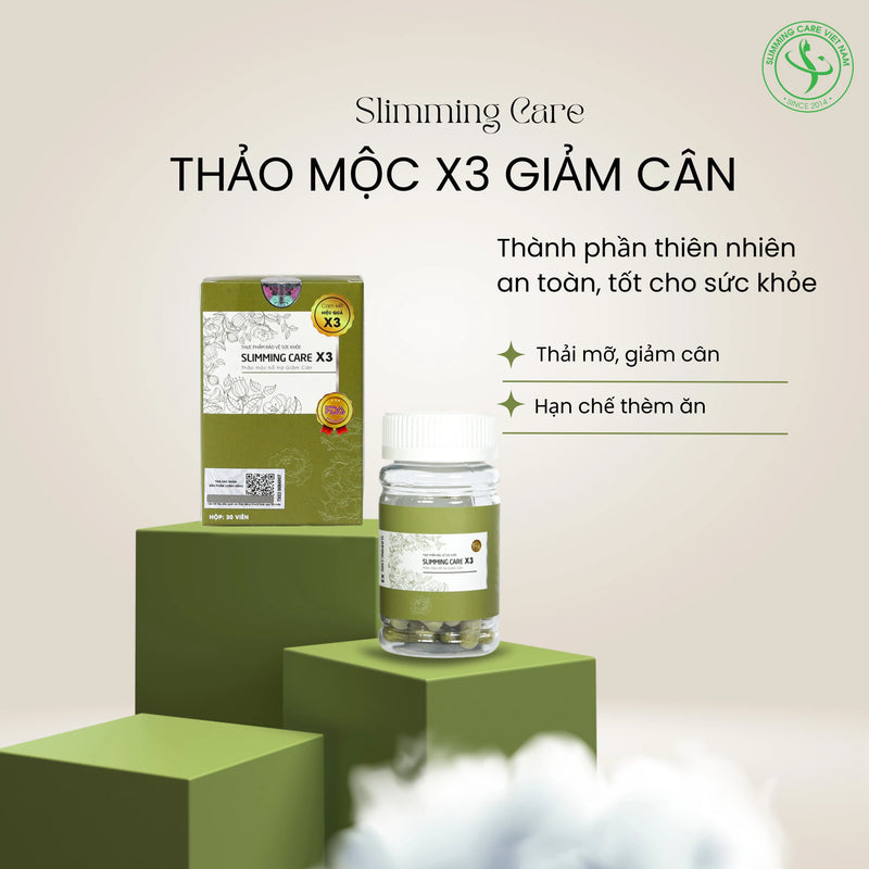 Viên Thảo Mộc Slimming Care X3
 ( Loại 2 )