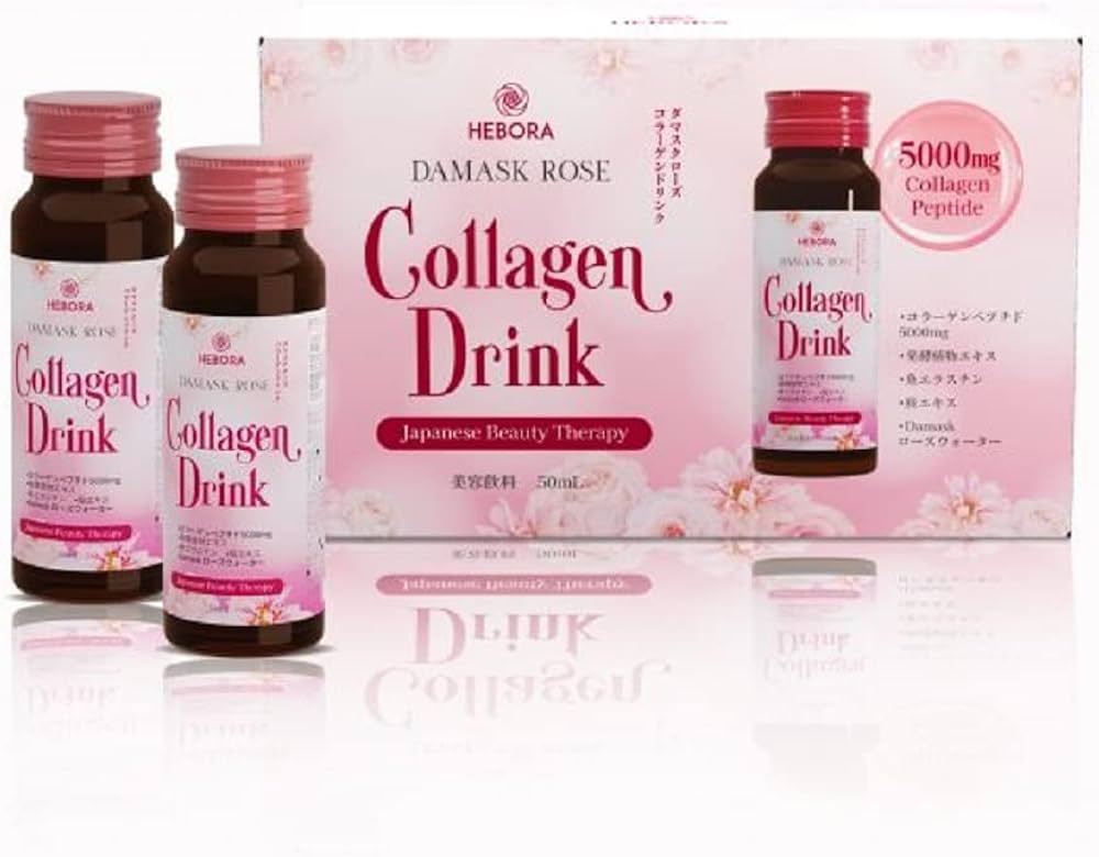 Hebora Damask Rose Collage Drink