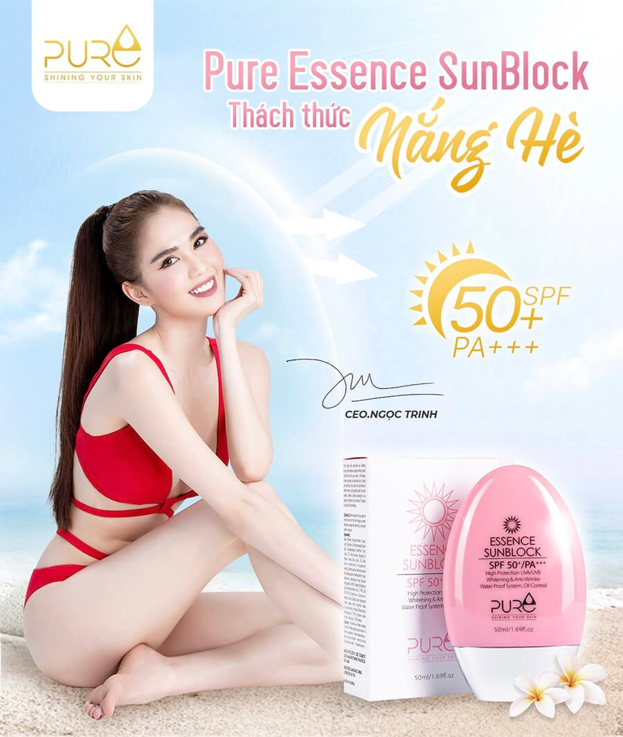 Sữa Chống Nắng Pure Nâng Tone, Bảo Vệ Da Toàn Diện 