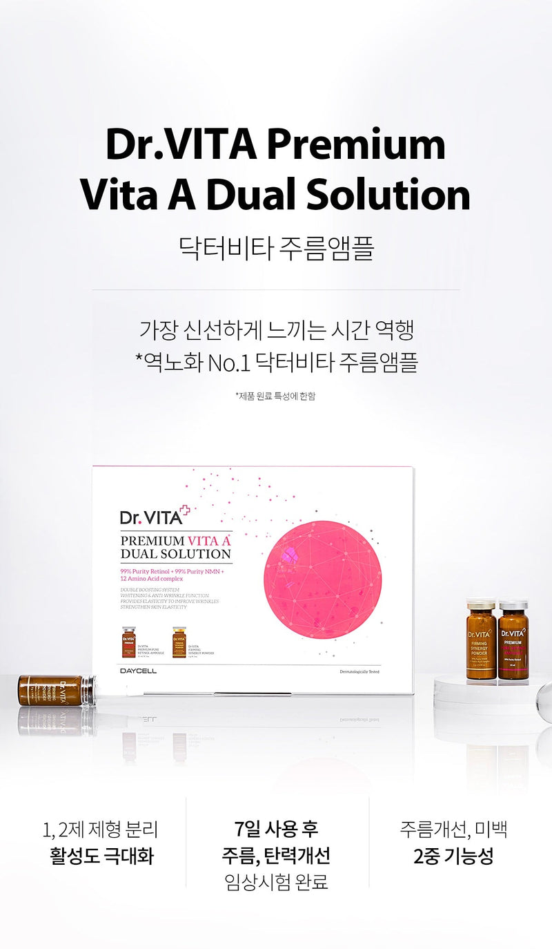 Huyết Thanh Tái Định Vị Da Dr Vita Premium A Dual Solution