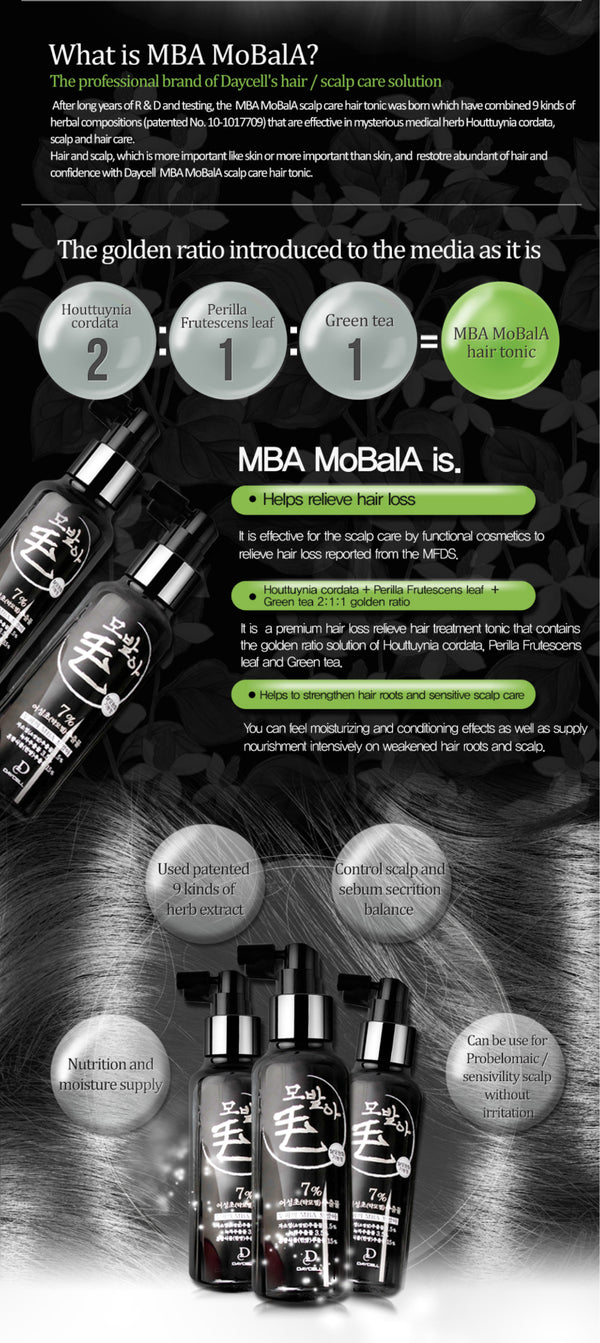 Tonic Dưỡng Tóc và Da Đầu MBA Mobala Scalp & Hair Treatment Tonic