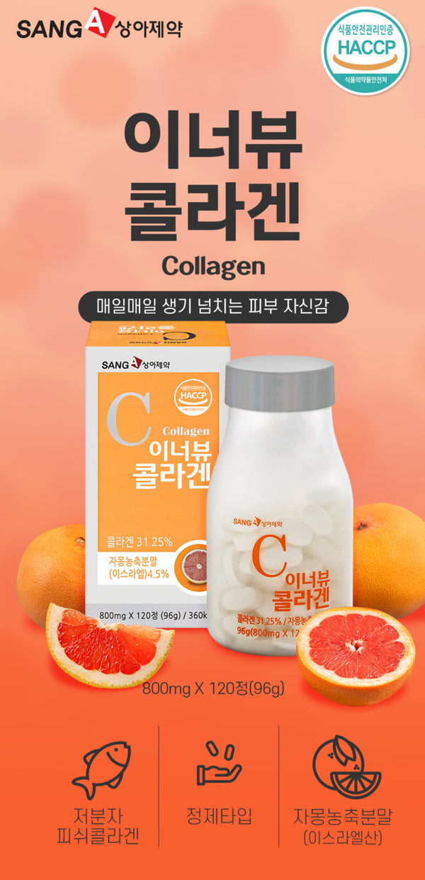 SANGA Inner Beauty Collagen Grapefruit Supplement