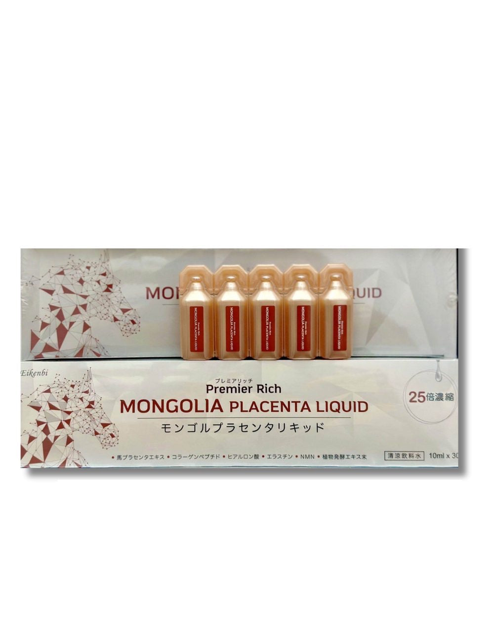 Nước Uống Nhau Thai Ngựa Mông Cổ Premier Rich Mongolia Placenta Liquid