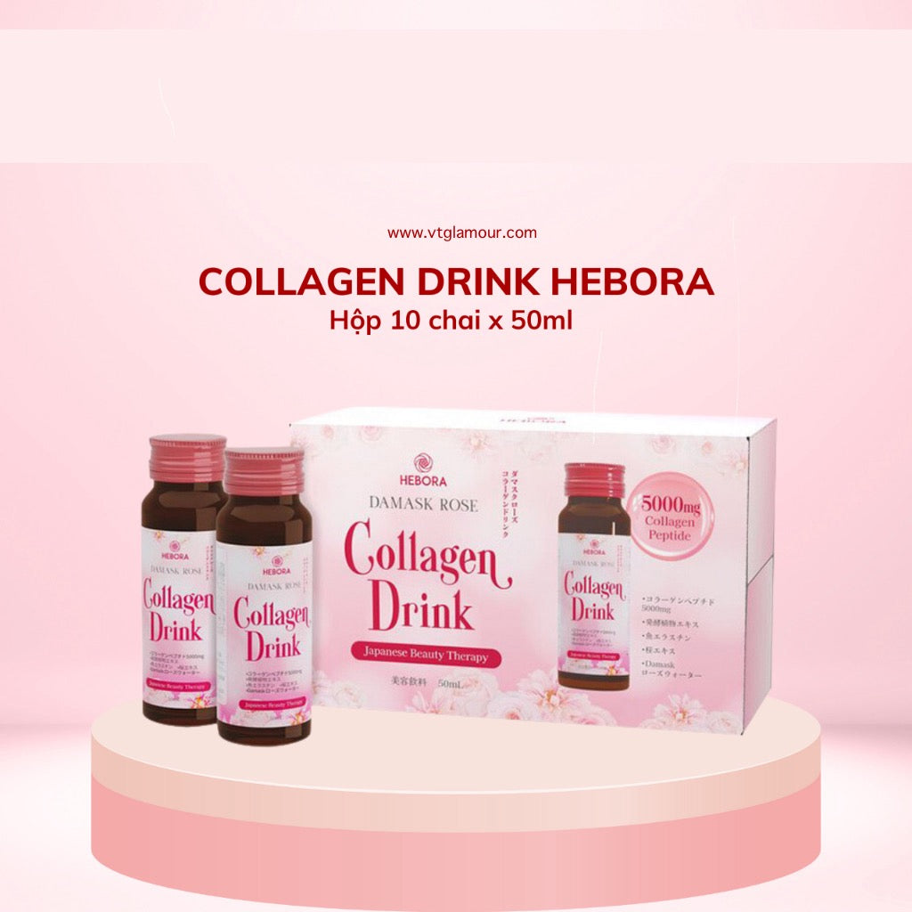 Nước Uống Hebora Damask Rose Collage Drink Dạng Chai 50ml