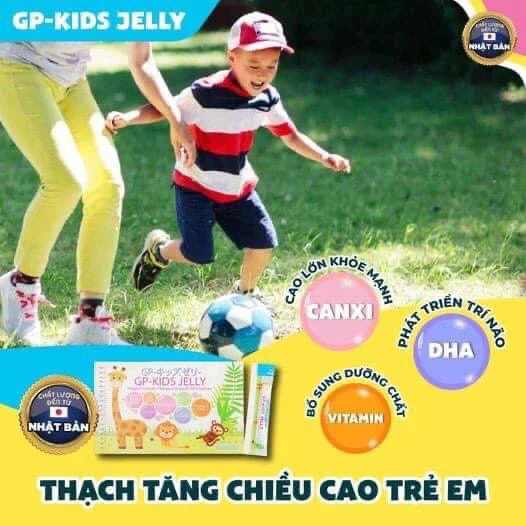 GP Kid Jelly Nhật Bản Thạch Tăng Chiều Cao và Sức Đề Kháng Trẻ Em