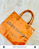 Premade Tote Bag - Brown Handle