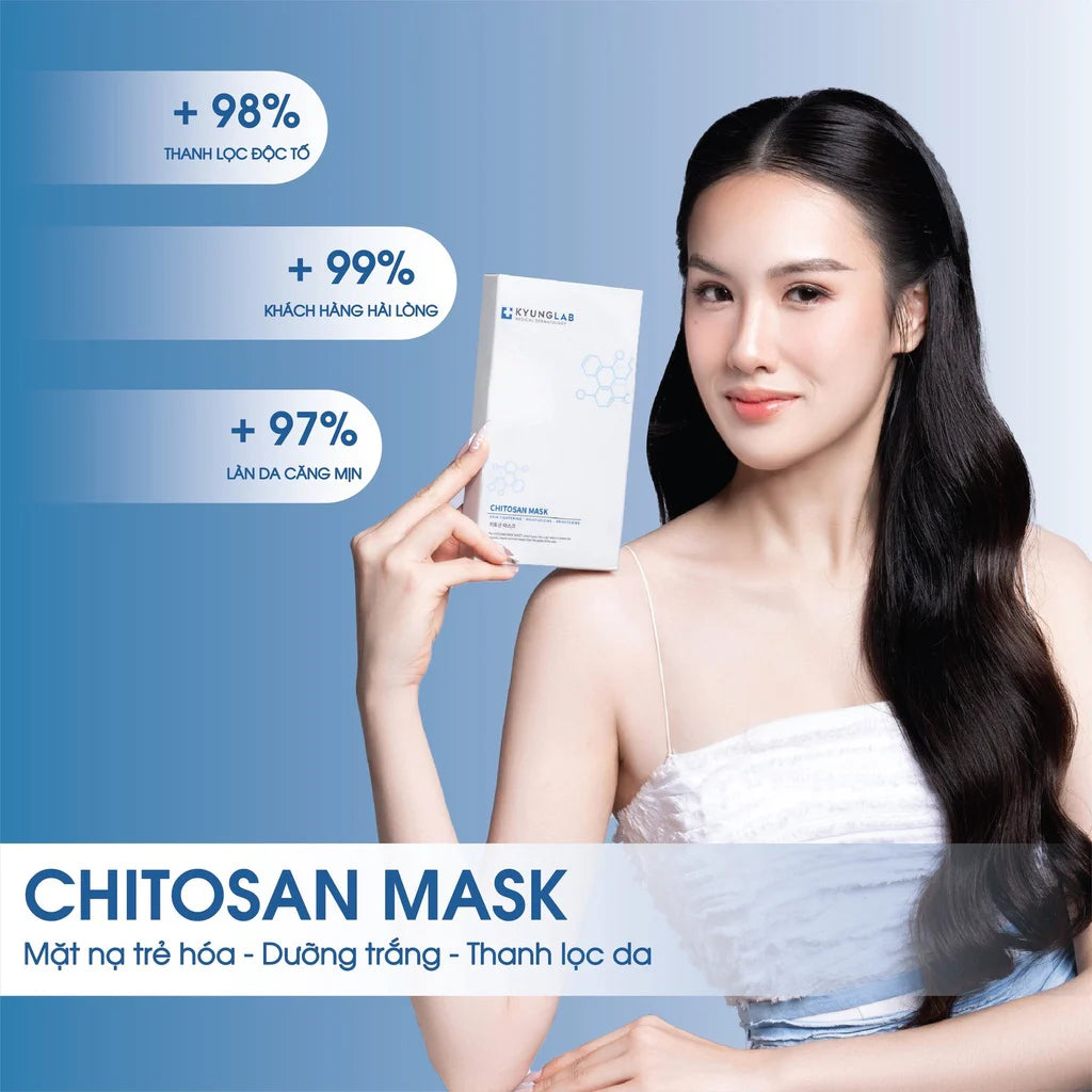 Mặt Nạ Kyunglab Chitosan Trẻ Hoá Dưỡng Trắng Thanh Lọc Da ( 3 miếng )