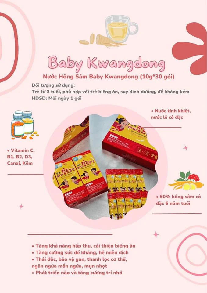 Hồng Sâm Baby Kwang Dong