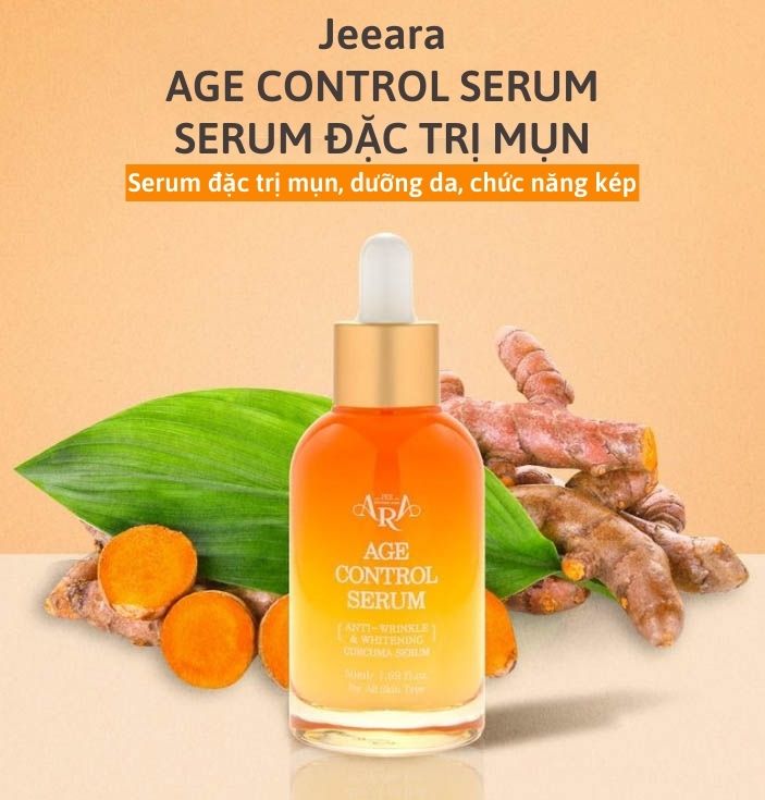 Tinh Chất Nghệ Trị Mụn Tái Tạo Da BIDAMEUN Age Control Serum JEE ARA