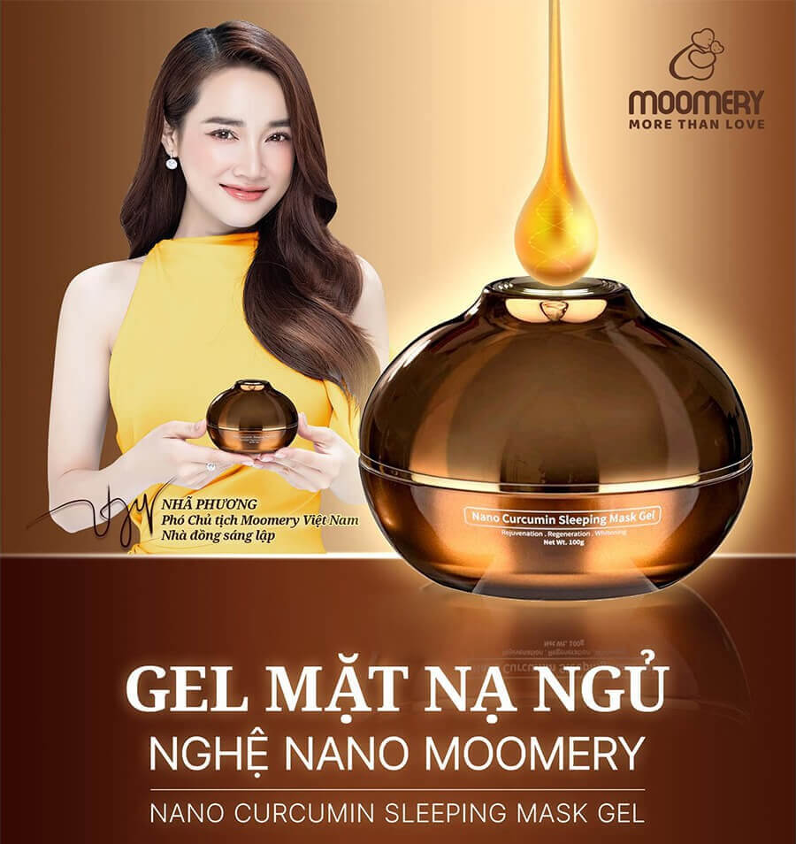 Mặt Nạ Ngủ Nghệ Nano Curcumin MOOMERY