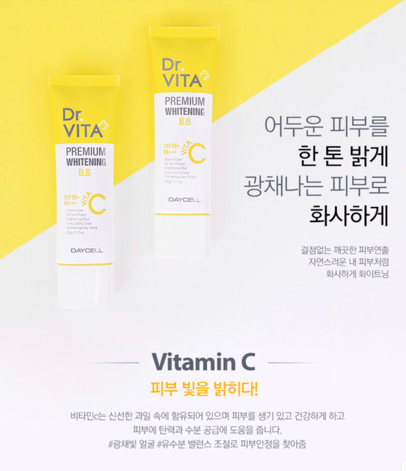 Kem Nền BB Cream Dr Vita Premium Whitening DayCell