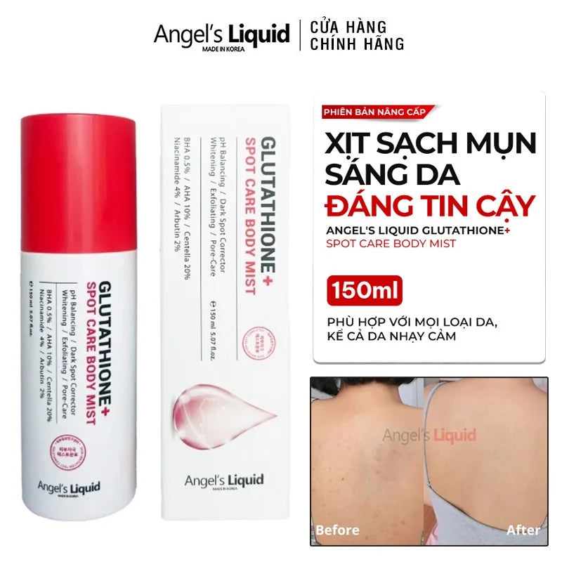 Angel Liquid Plus Centella Calming Body Mist 150ml