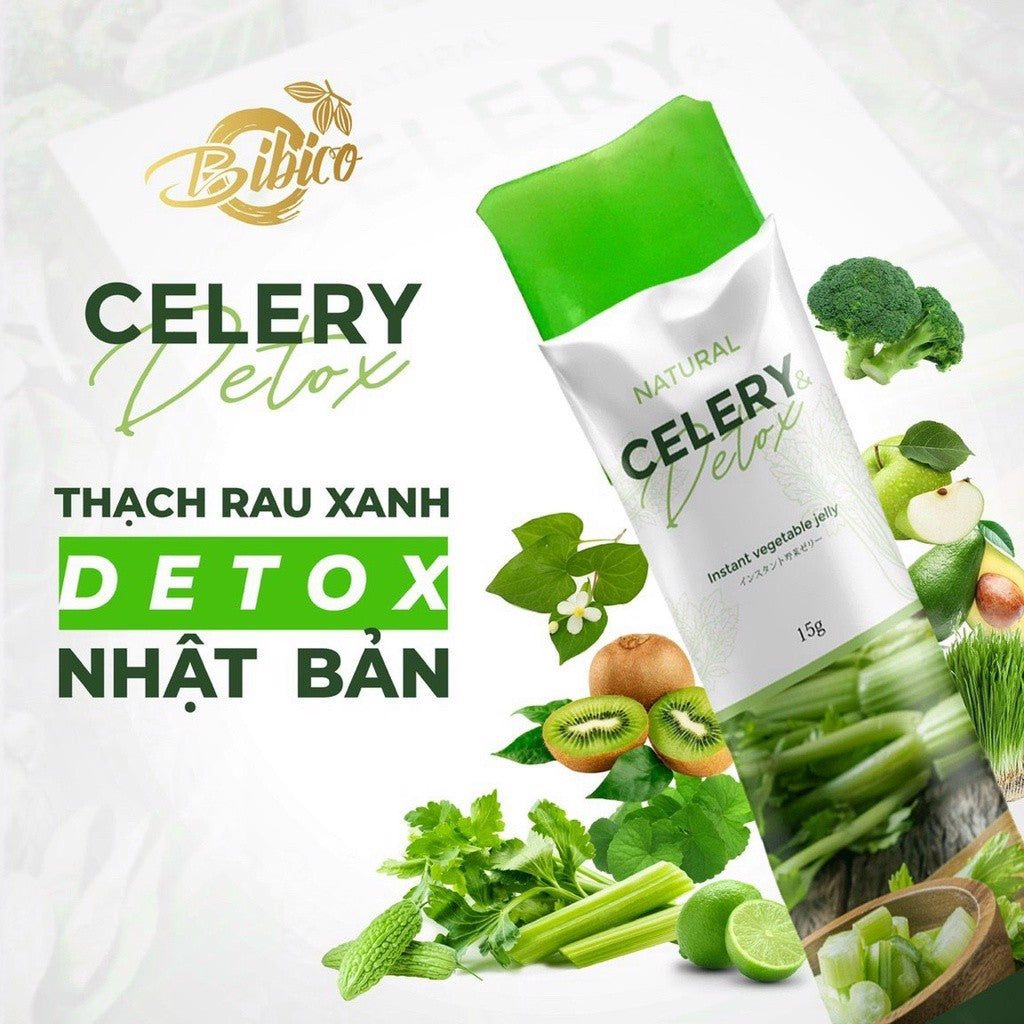 Thạch Cần Tây Celery Detox Thanh Nhiệt Giải Độc