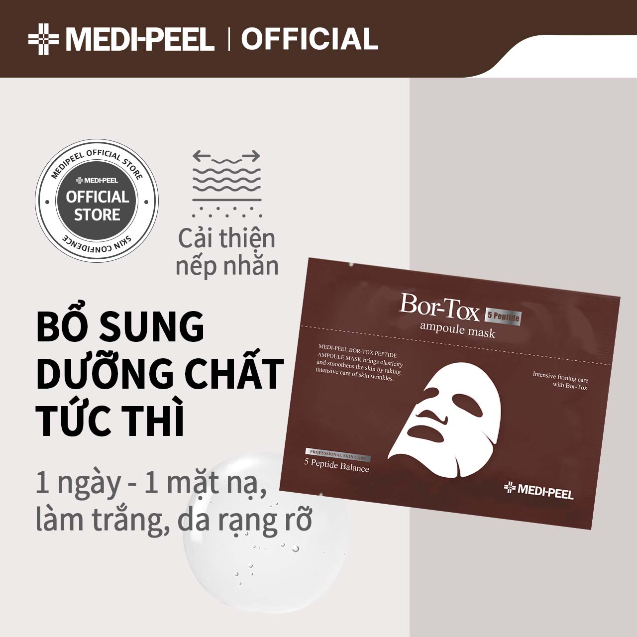 Mặt Nạ Bor-Tox Peptide Ampoule Masks (10ea)