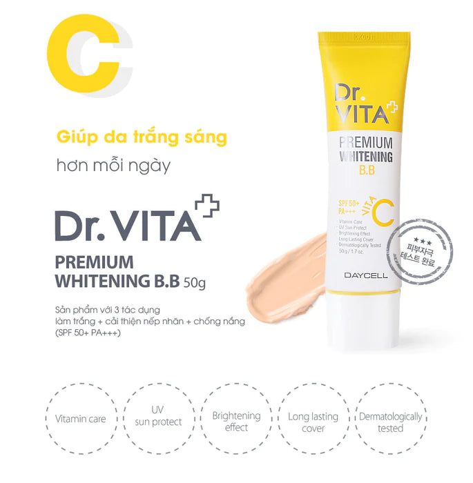 Kem Nền BB Cream Dr Vita Premium Whitening DayCell