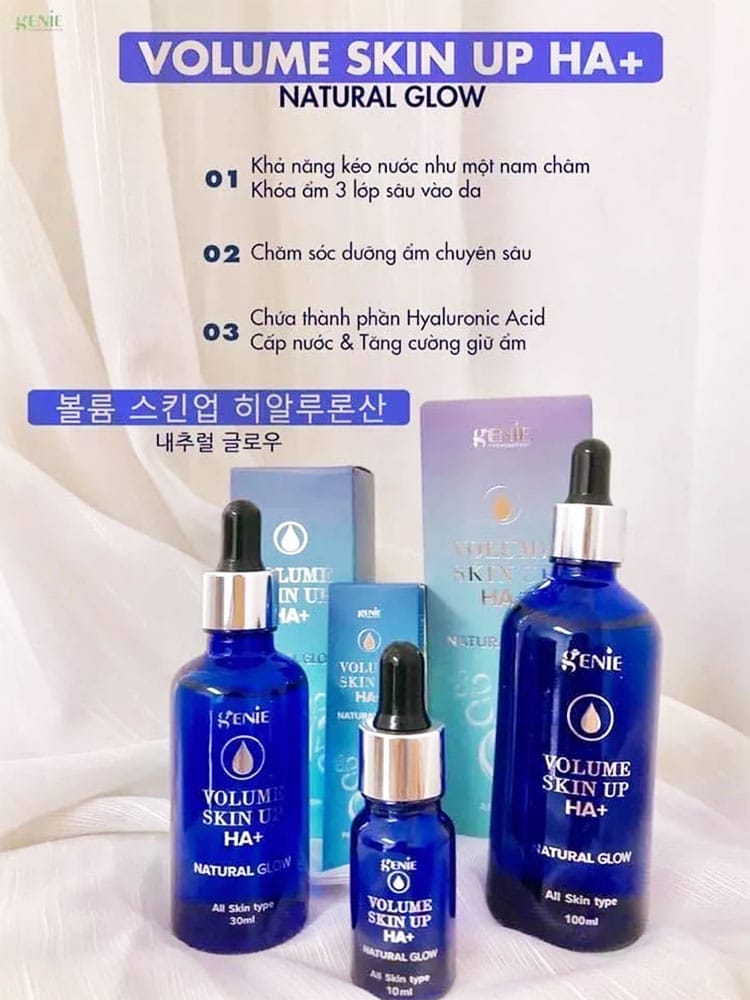 Tinh Chất Dưỡng Da Cấp Ẩm HA + Volume Skin Up Genie