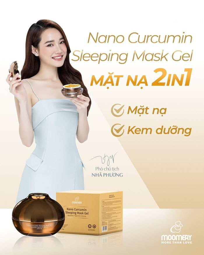 Mặt Nạ Ngủ Nghệ Nano Curcumin MOOMERY