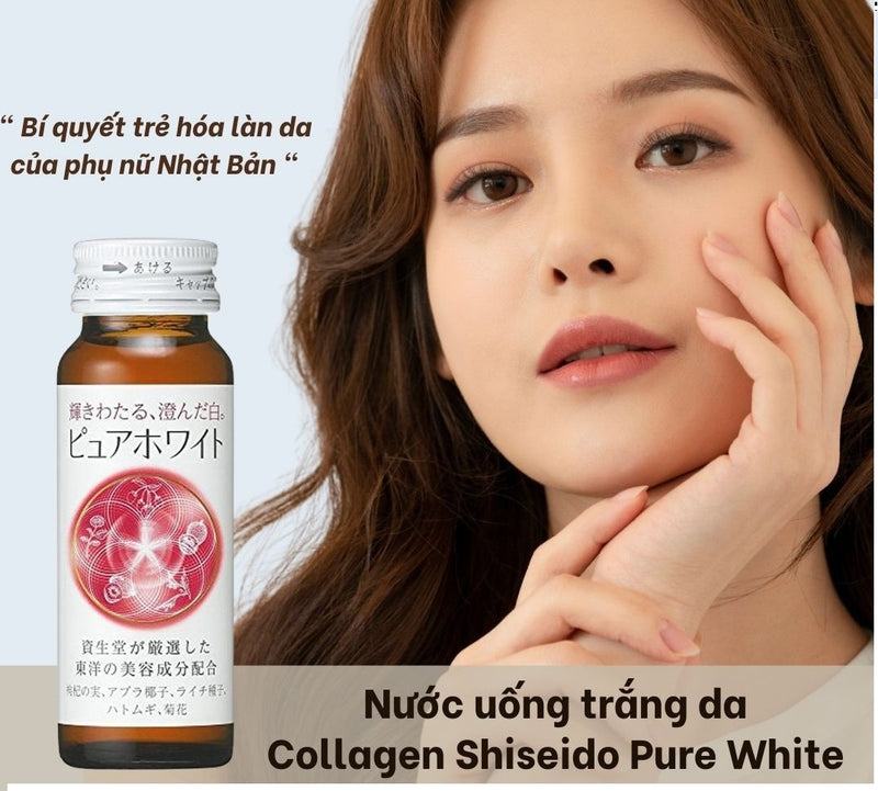 Nước Uống Sáng Da Shiseido Collagen Pure White