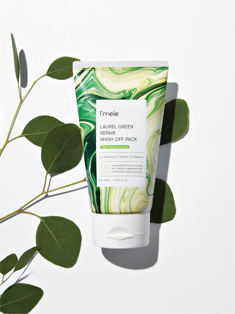 I'mele Laurel Green Repair Wash Off Pack - Vt Glamour