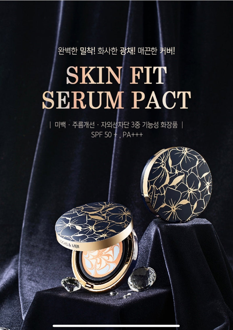 Phấn Tươi LOOKS&MEII Skin Fit Serum Pact