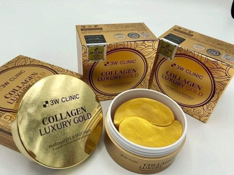 Mặt Nạ Mắt Collagen Luxury Gold 3W Clinic