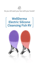 Máy Rửa Mặt Làm Sạch Sâu, Kết Hợp Chức Năng Massage WellDerma Cleansing Fish