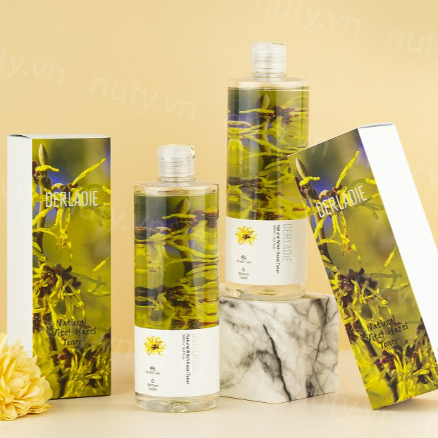 Nước Hoa Hồng Derladie Natural Witch Hazel Toner Làm Sạch Da, Dưỡng Ẩm 500ml