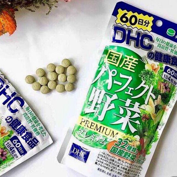Viên Uống Rau Củ DHC Perfect Vegetable Premium Japanese Harvest