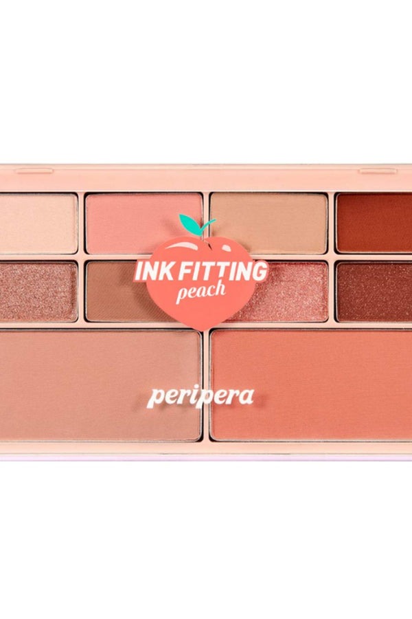 Bảng Phấn Mắt Má Hồng Peripera Ink Fitting Color Palette - 4 Get Peach With Me