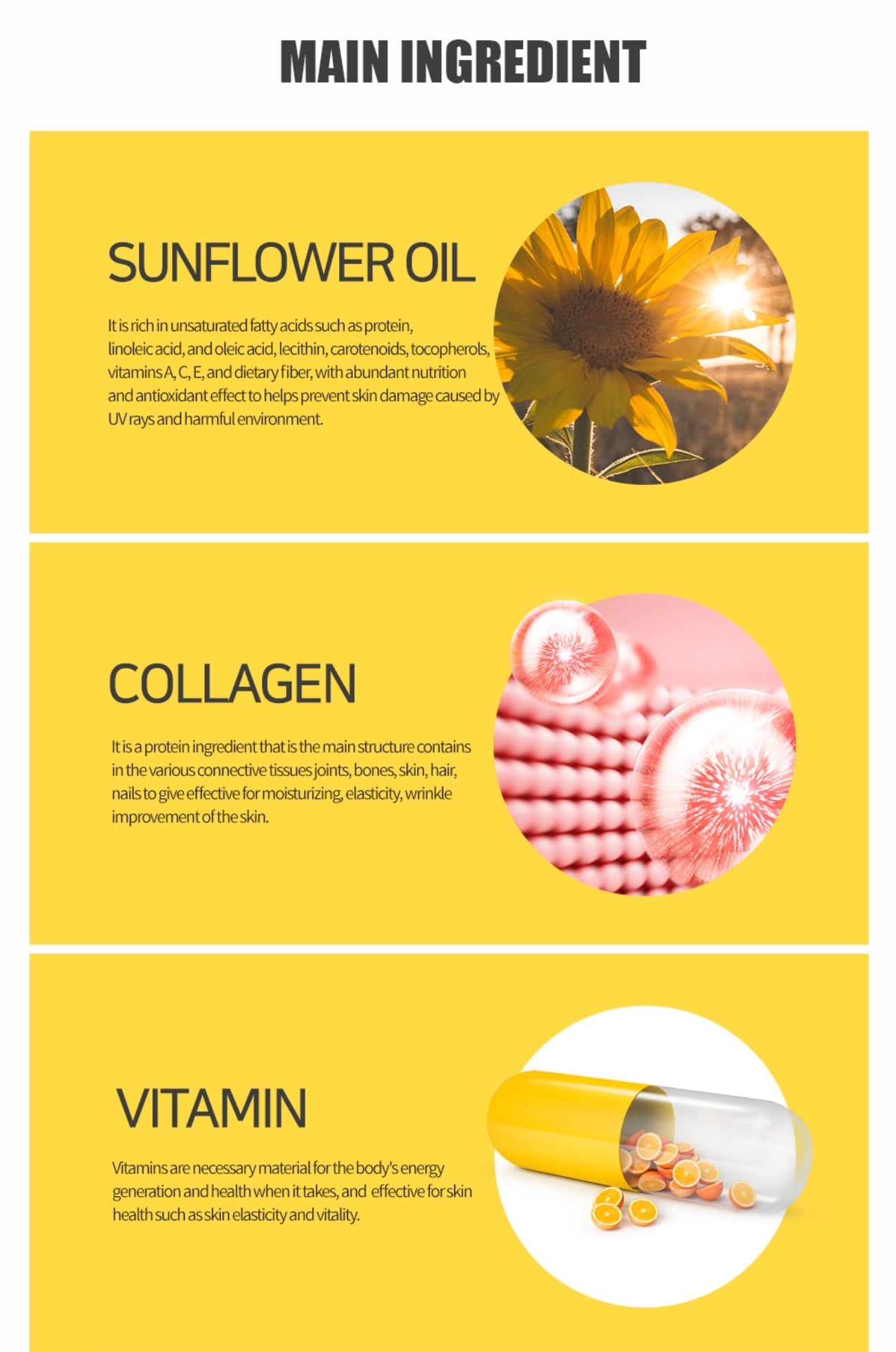 InnerSun Vita Collagen Supplements for suncare from inside of skin