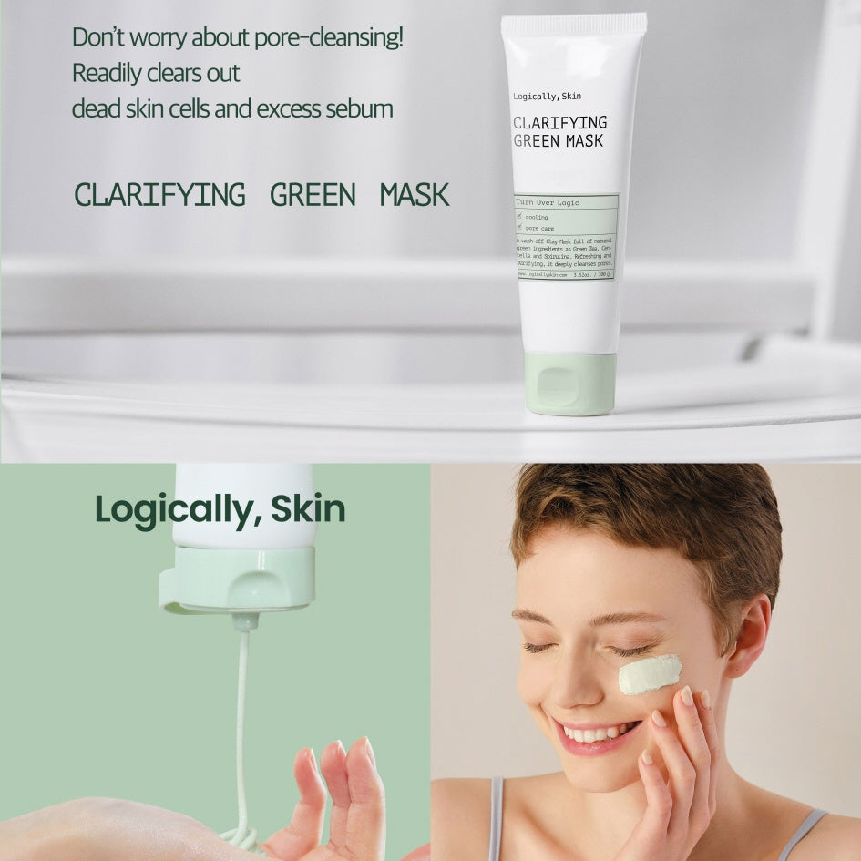 Logically Skin Clarifying Green Mask- Mud Cream Mask