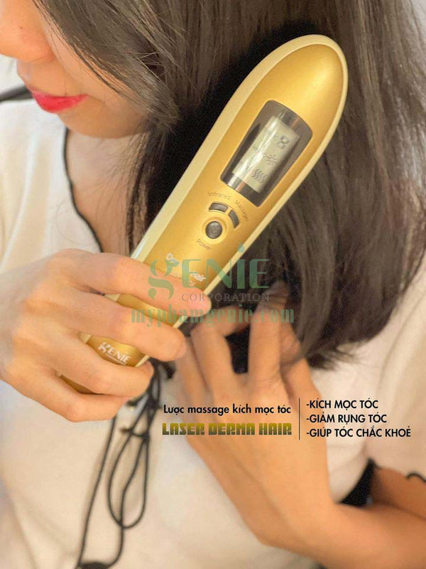 Laser Derma Hair Growth Stimulating Massage Comb( Hair Serum Includes)