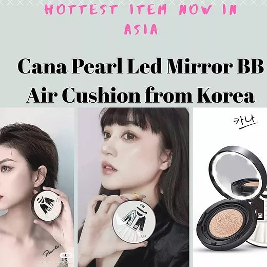 Cana Pearl Bb Air Cushion with Led Mirror - Vt Glamour