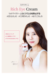 Kem dưỡng mắt mờ thâm quầng , giảm nhăn, chống lão hóa Clapiel Rich Eye Cream