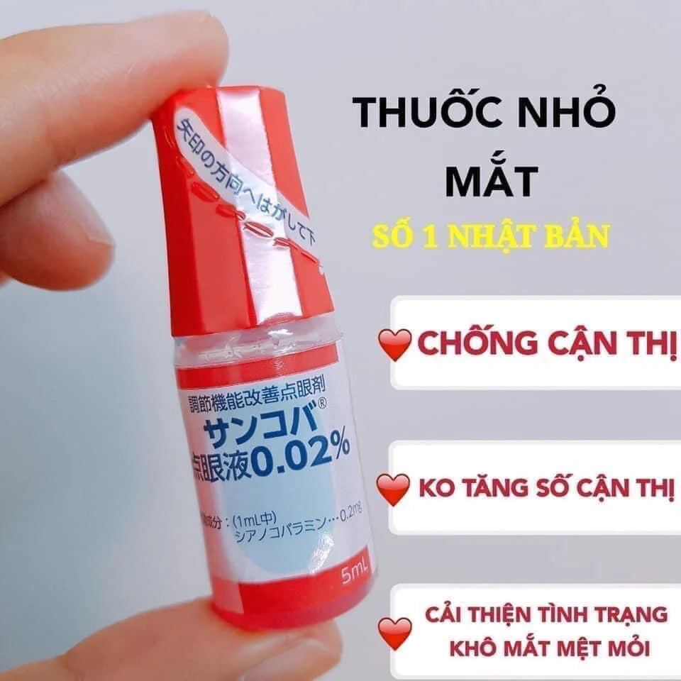 Thuốc Nhỏ Mắt Sancoba Nhật Bản 5ml