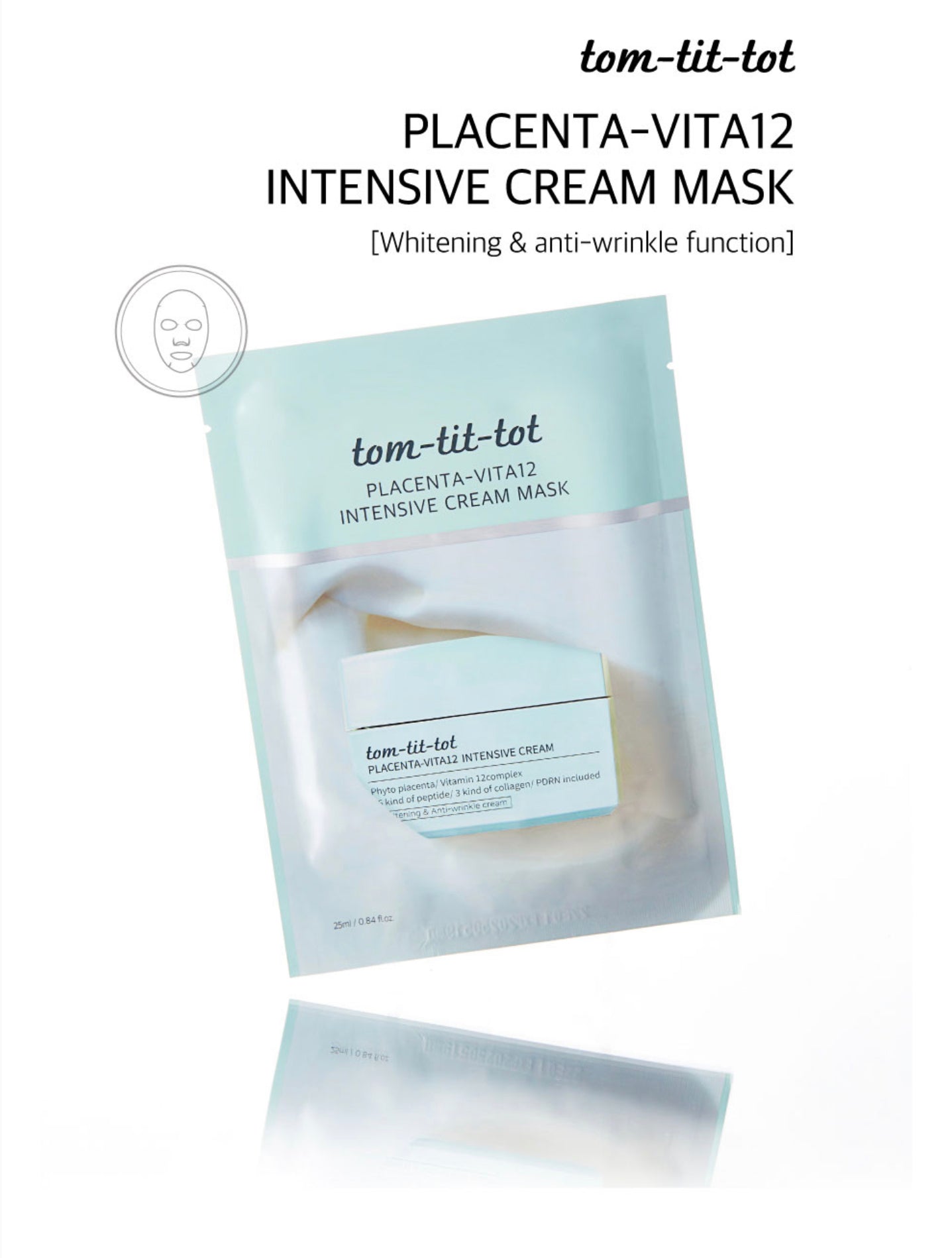 Tom-tit-tot Placenta-Vira 12 Intensive Cream Mask