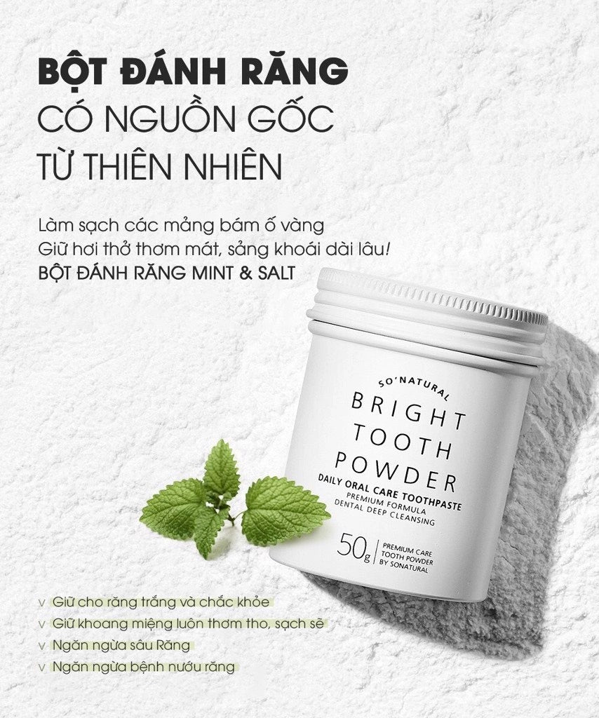 So Natural Bright Tooth Powder