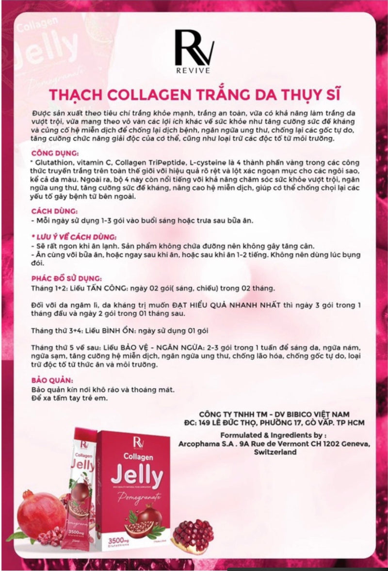 Collagen Jelly Pomegranate - BUY 1 GET 1 FREE