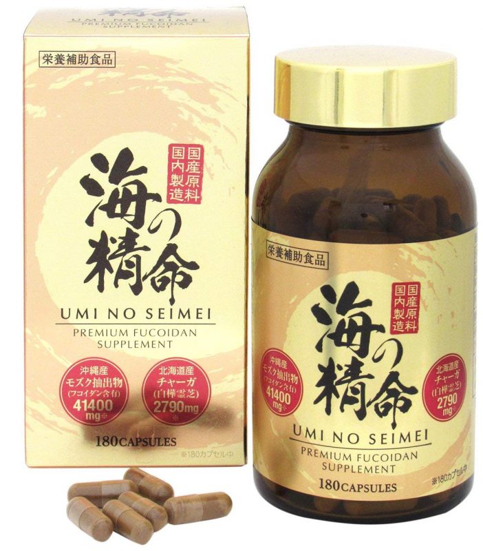 Viên Uống UMI NO SEIMEI Premium Fucoidan Supplement