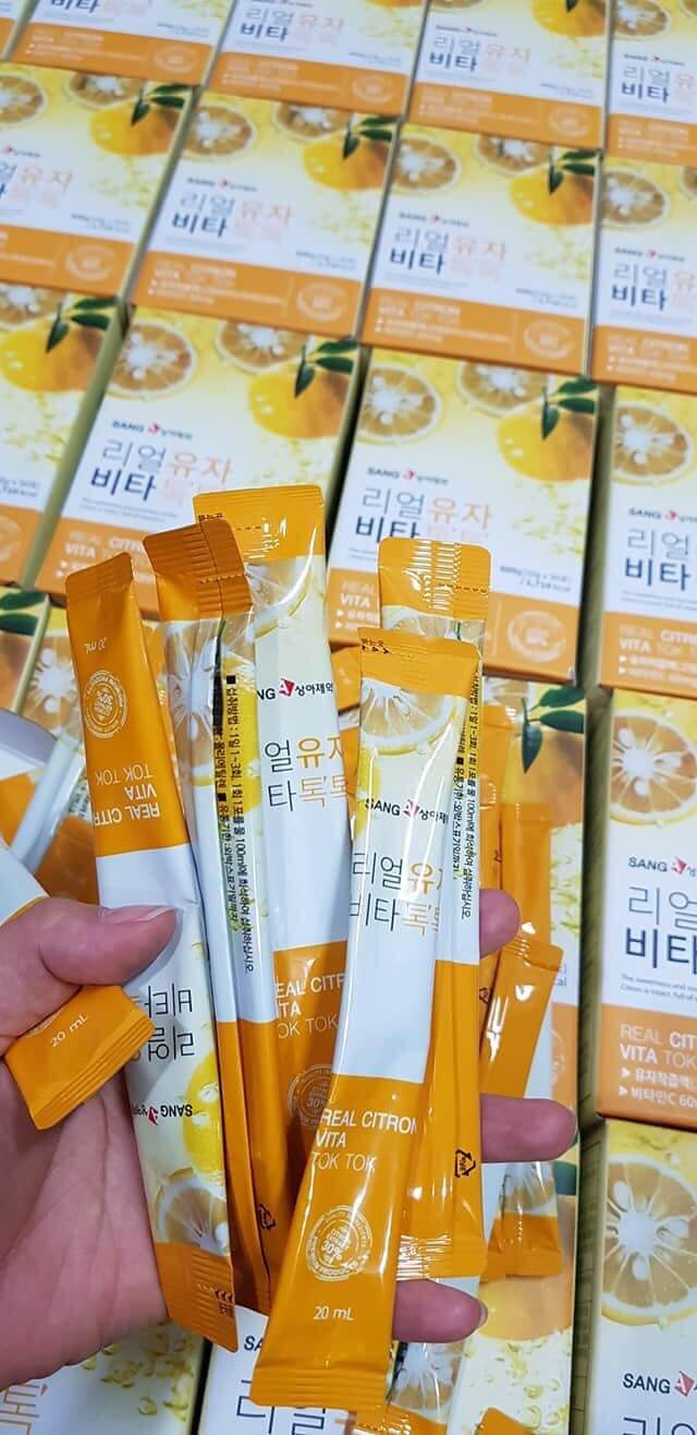 Nước Ép Chanh SangA Real Citron Vita Tok Tok