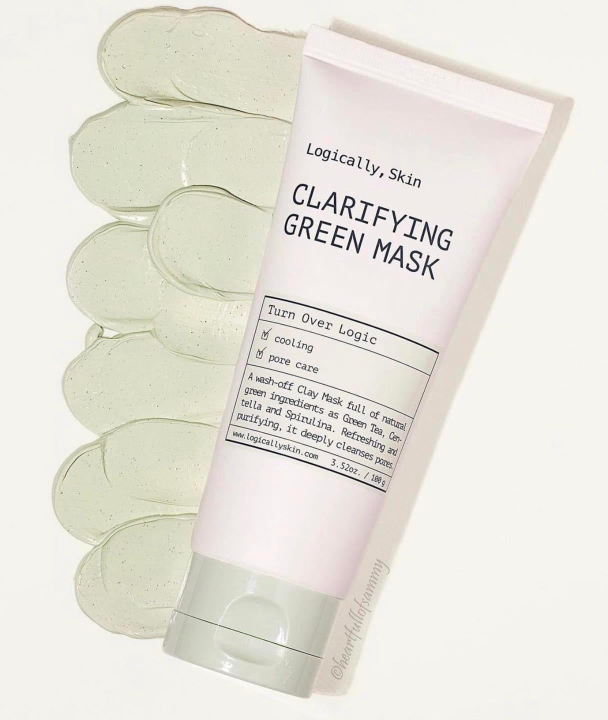 Logically Skin Clarifying Green Mask- Mud Cream Mask