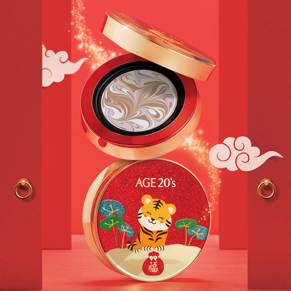 AGE 20'S Signature Essence Cover Pact Master Double Cover [2022 Lucky Tiger Edition]