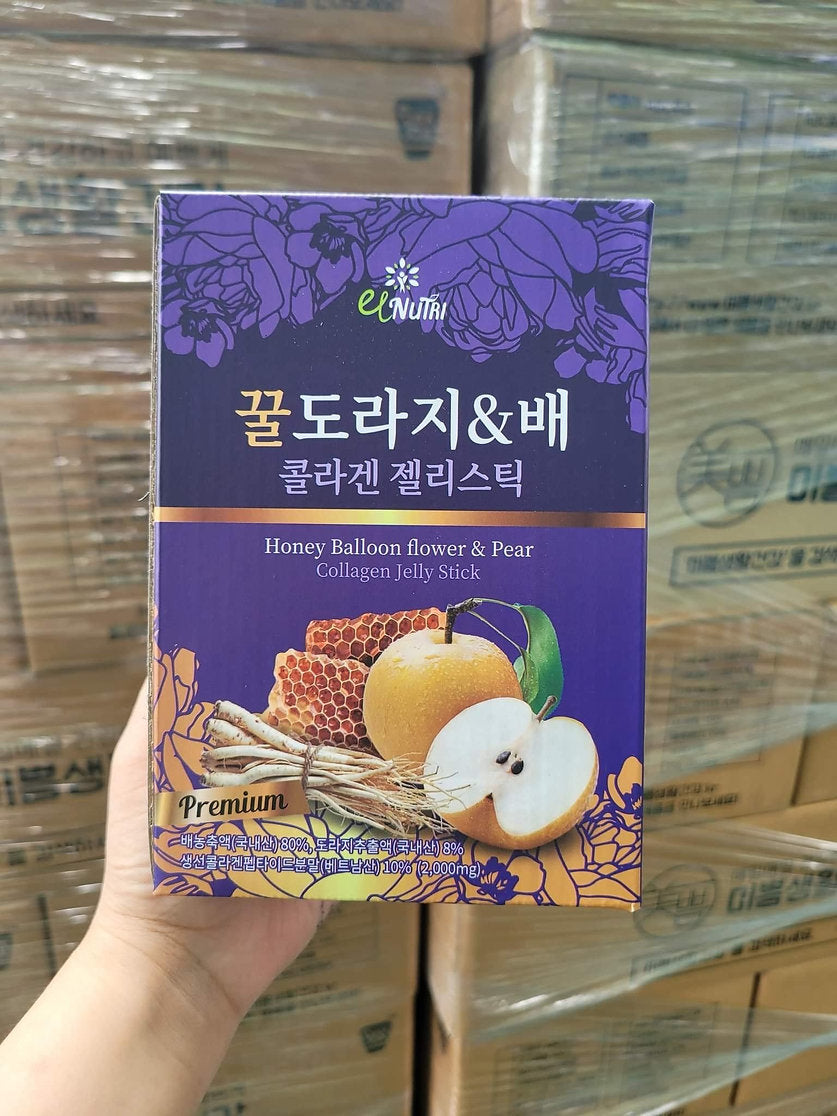 Thạch Lê Hồng Sâm Mật Ong Collagen EL NUTRI